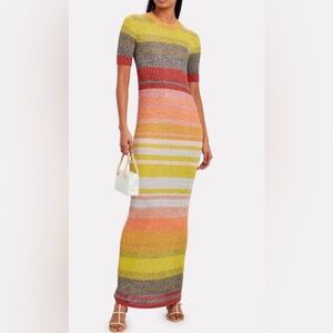 Zimmermann Multicolor Knit Maxi Dress